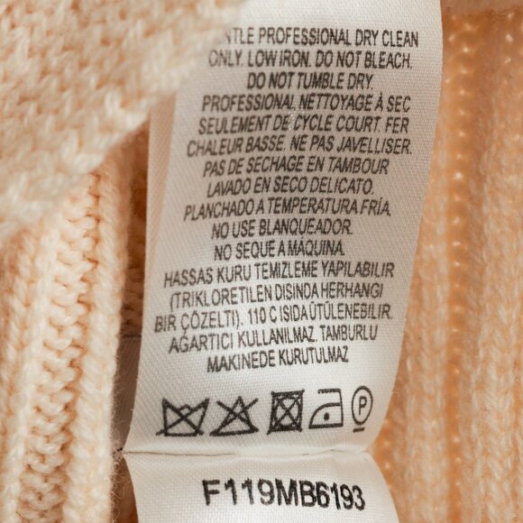 Tibi AW/19 Off-White Merino Rib Apron Turtleneck Dicky - Picture 9 of 9